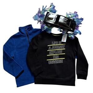 Champion C9 and Cat & Jack NWT Sweatshirt Bundle Boys XS (4/5)